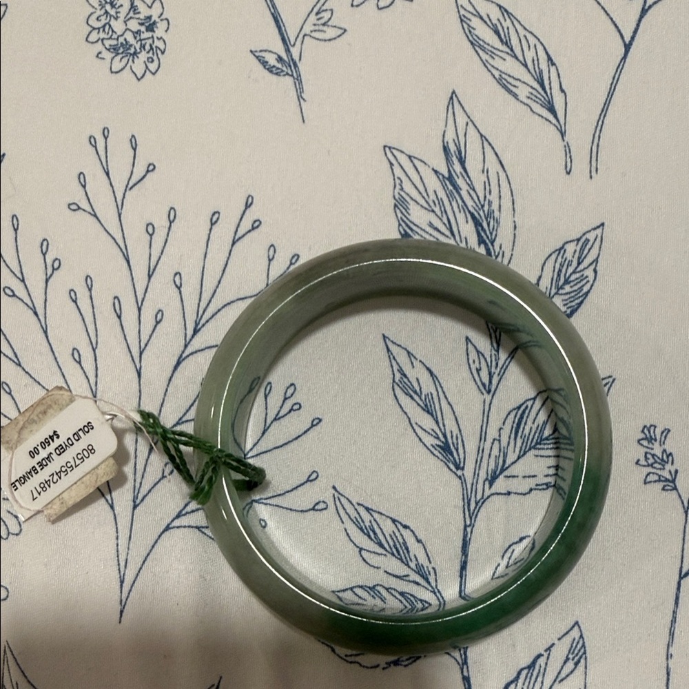 Macy's Green Bangle Bracelet
